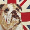 Signare USA Union Jack Bulldog Panelled Pillowcase/Cushion Cover 18x18 Inch - 3 of 3