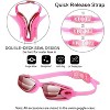 Elev8te Swim Goggles Kit - Anti-Fog, UV Protection, Adjustable Fit, Includes Earplugs & Nose Clip for All Ages - 2 of 2