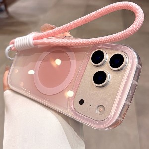 HTUTWOO Gradient Case for iPhone 17 Pro Max with Lanyard, Cute Magnetic Shockproof Phone Protective Cover - 1 of 4
