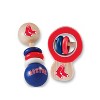 BabyFanatic Wood Rattle 2 Pack - MLB Boston Red Sox Baby Toy Set - 2 of 4