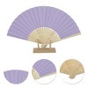 Unique Bargains Halloween Christmas Portable DIY 7-Inch Blank Folding Fan 1 Pc - 3 of 4