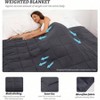 12lbs Queen Weighted Blanket Dark Grey 60x80 for Adults - 4 of 4