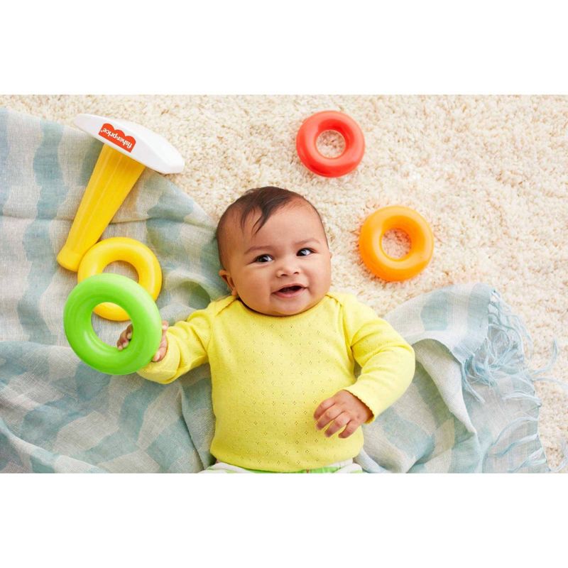 Fisher-Price Rock-a-Stack Sleeve Infant Stacking Toy, 4 of 13