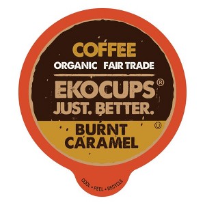 EkoCups Burnt Caramel Flavored Coffee Pods - 1 of 3