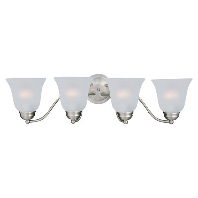 Maxim Lighting Basix 4 - Light Vanity in  Satin Nickel