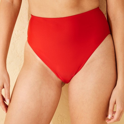 Women's High Waist Extra High Leg Cheeky Bikini Bottom - Shade & Shore™ - image 1 of 4