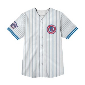 WWE John Cena Baseball Jersey - U Cant C Me - Mens World Wrestling Champion Mesh Button Down Baseball Jersey - 1 of 4
