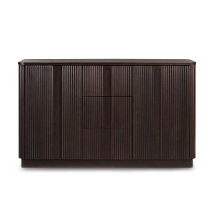 Teamson Home Potomac Modern Boho Solid Wood Sideboard with 3 Drawers, 2 Doors, Adjustable Shelf, & Push to Open Storage - 1 of 4