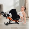 Gymax Abdominal Core Rocket Exerciser Twister Trainer Incline Abdominal Rocket Workout Equipment Height Adjustable Backrest - 2 of 4