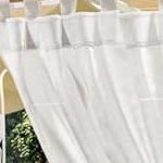 imitation wood grain column off-white curtain fabric white mesh