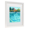 Trademark Fine Art - Key and Sea Sedona Matted Framed Art - 3 of 4