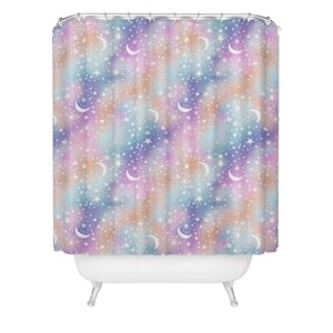 Deny Designs Schatzi Brown Dreaming of Stars Pastel Shower Curtain - 1 of 2