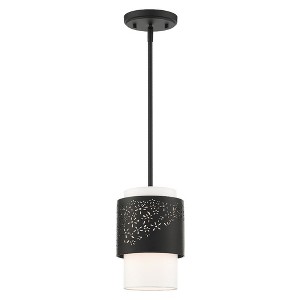 Livex Lighting Noria 1 - Light Pendant in  Black - 1 of 2