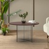 Leisuremod Valore Collection 28"-20"  Modern Acrylic Side Table with MDF Top - 2 of 4