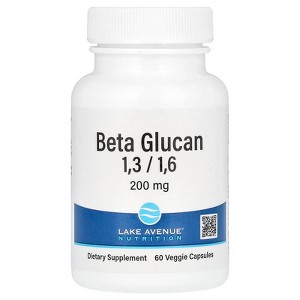 Beta Glucan by Lake Avenue Nutrition - Polysaccharide Supplement - Provides Immune Support & Promotes Wellness - Vegetarian Friendly - Gluten Free, - 1 of 3