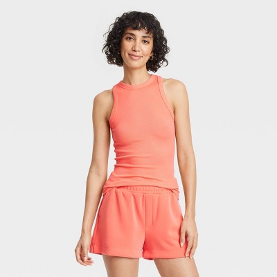 Women's Slim Fit Ribbed Tank Top - A New Day™