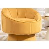 NicBex Velvet Swivel Accent Chair,Upholstered Swivel Living Room Chairs with Waist Cushion,Mid-Century Armchair,Accent Chairs for Living Room - 4 of 4