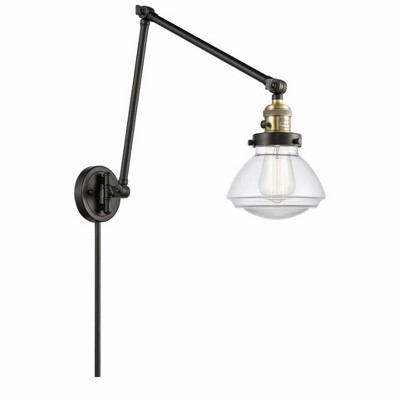 Olean - 1 Light Double Extension Swing Arm Wall Sconce In Industrial Style-27.75 Inches Tall and 8.75 Inches Wide