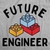 Youth Funny T Shirts Future Engineer Sarcastic Graphic Novelty Tee For Kids - Crazy Dog Youth T Shirt - 2 of 4