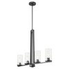 Quorum Lighting Steinway 4 - Light Chandelier in  Matte Black - 3 of 4
