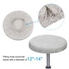 Unique Bargains Round Washable Elastic Bar Stool Cover for Dia 12"-14" Chairs 2 Pcs - 3 of 4