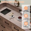 8 Drawer Dresser, Dresser TV Stand for Bedroom with LED Lights and Power Outlet, Wide Chest of Drawers for Hallway, Living Room, Entryway - 4 of 4
