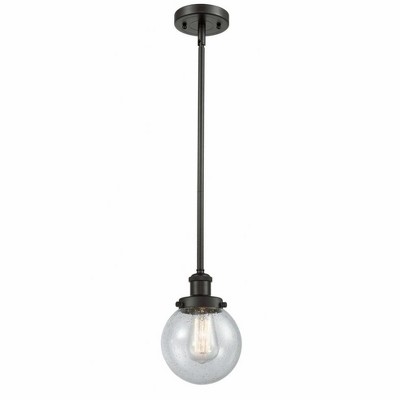 Beacon - 1 Light Stem Hung Mini Pendant In Modern Style-9 Inches Tall and 6 Inches Wide