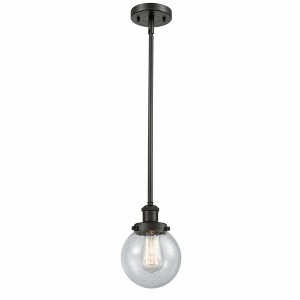 Beacon - 1 Light Stem Hung Mini Pendant In Modern Style-9 Inches Tall and 6 Inches Wide - 1 of 1