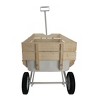 CAVINAS Outdoor Heavy-Duty Garden Cart with Adjustable Handle,Shopping Cart Utility Carts for Grocery, Sports, Garden - 4 of 4