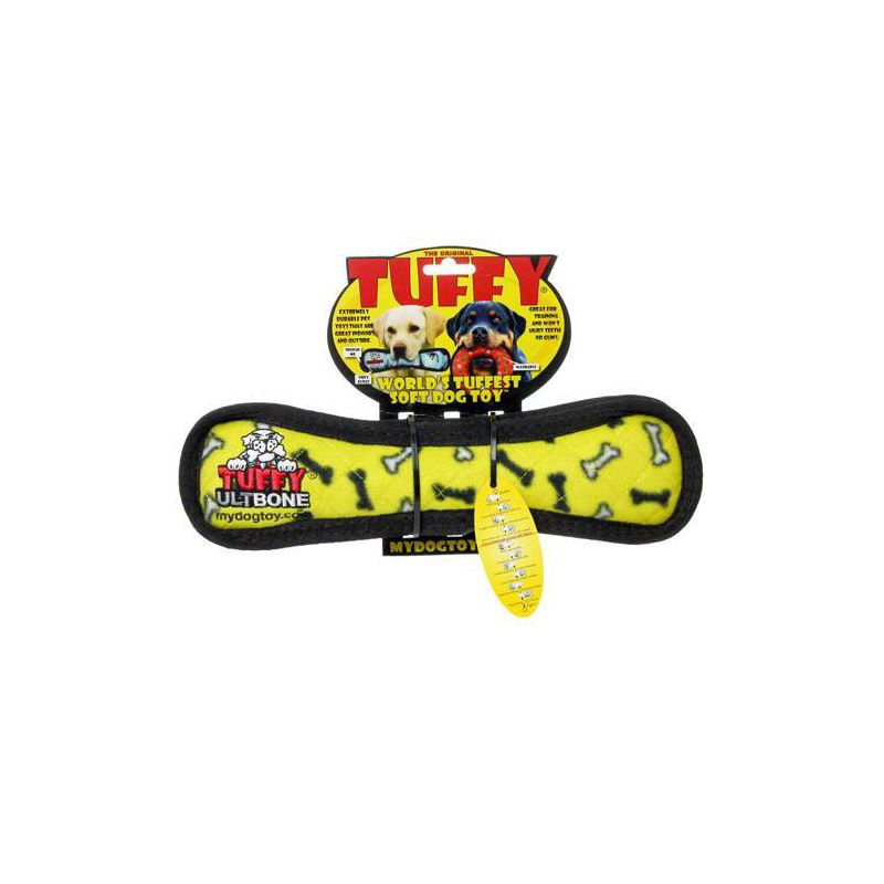 Tuffy Ultimate Bone Dog Toy - Yellow, 4 of 6