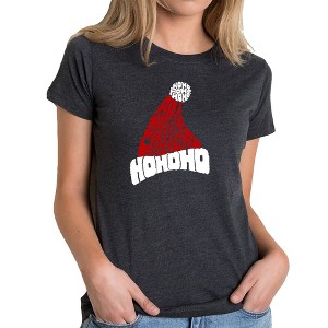 LA Pop Art All I Want for Christmas is You - Women's Premium Blend Word Art T-Shirt - 1 of 4