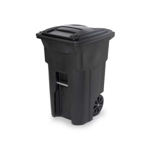 Toter 64 gal Black Polyethylene Wheeled Garbage Can Lid Included - image 1 of 4