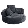 CENGHU Lazy Sofa Comfort Chenille Lounger Bean Bag Chair Couch With 3 Pillows for Adults and Kids Sofa Chair for Living room Bedroom - 2 of 4