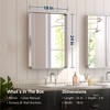 Keonjinn Framed Wall Mirror, Modern Rectangular Bathroom Vanity Mirror, Wall Mounted - 3 of 4