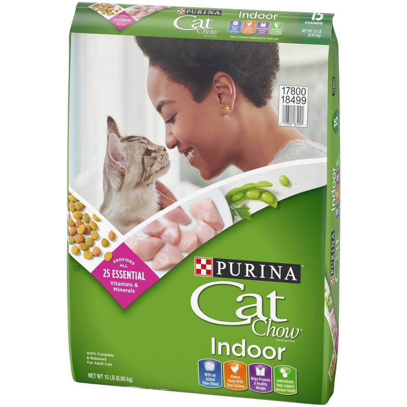 Purina Cat Chow Indoor with Chicken Adult Complete & Balanced Dry Cat Food, 6 of 7