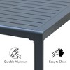 Aoodor Outdoor 3-Piece Aluminum Picnic Table Set,  Rectangular Patio Dining Table with Benches - 4 of 4