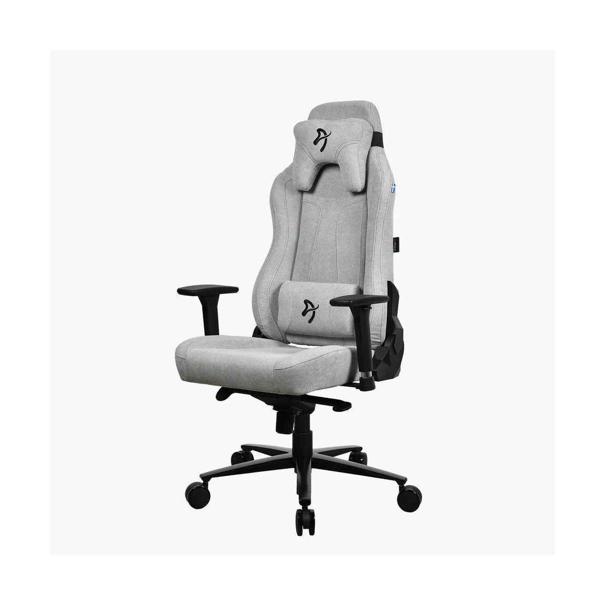 Arozzi Vernazza Soft Fabric Office and Gaming Chair with Soft Neck Lumbar Support Pillows - thumbnail 6