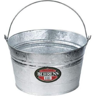 Behrens All Purpose Round Tub 4-1/4 Gal Galvanized