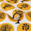 Party Land Mustard Yellow Trees Abstract Paste the Wall Wallpaper - 3 of 4