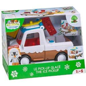 Timber Tots: Ice Pickup - 5pc Vehicle Playset, Penguin Figure, Ski Launcher - 1 of 4