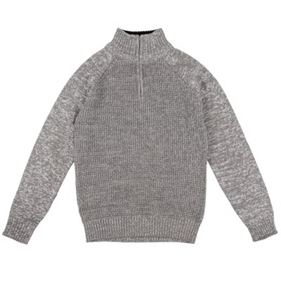 Cozeeme Half Zip Long Sleeve Sweater Little Kid To Big Kid : Target