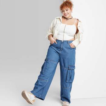 Chambray Pants Wide : Target