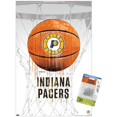 Trends International NBA Indiana Pacers - Drip Basketball 21 Unframed Wall Poster Prints