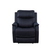 Dual-Power Recliner Chair with Power Footrest & Headrest, Foam Cushion, Easy-Care Fabric - 3 of 4