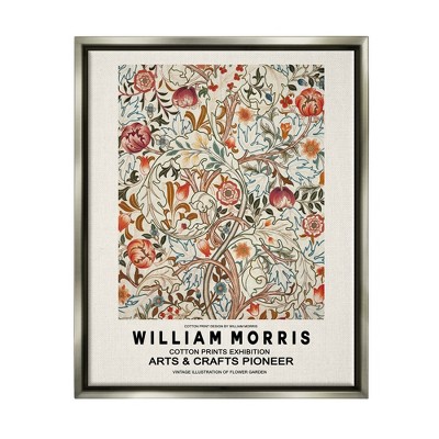 Stupell Industries Bold Red Flowers Pattern Intertwining Stems Text Flyer