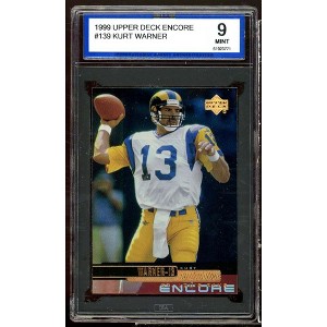 Kurt Warner Rookie Card 1999 Upper Deck Encore #139 ISA 9 MINT - 1 of 2