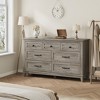7 Dresser for Bedroom, 54" Wide Drawer Dresser with Storage Freestanding, Wooden Closet Storage Chest for Living Room, Bedroom, Office - 3 of 4