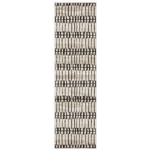 Oriental Weavers Raylan RAY11 Beige / Black Indoor Area Rug - 2'3" x 7'6" - 1 of 4