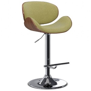Avondale Bentwood Adjustable Height Gas Lift Barstool - WyndenHall - 1 of 4