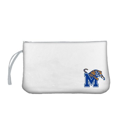 NCAA Memphis Tigers Clear Zip Closure Wristlet